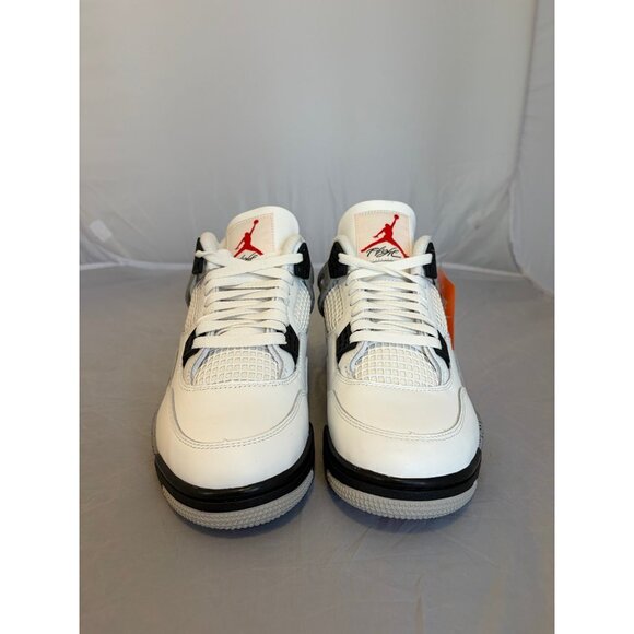 Air Jordan 4 Retro OG white cement 2025 B grade men’s shoes size 10 FV5029 100 main image 6